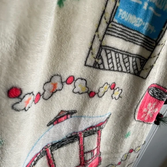 Gilmore Girls Plush Blanket Winter Holiday oversized Twin Throw - Picture 3 of 5